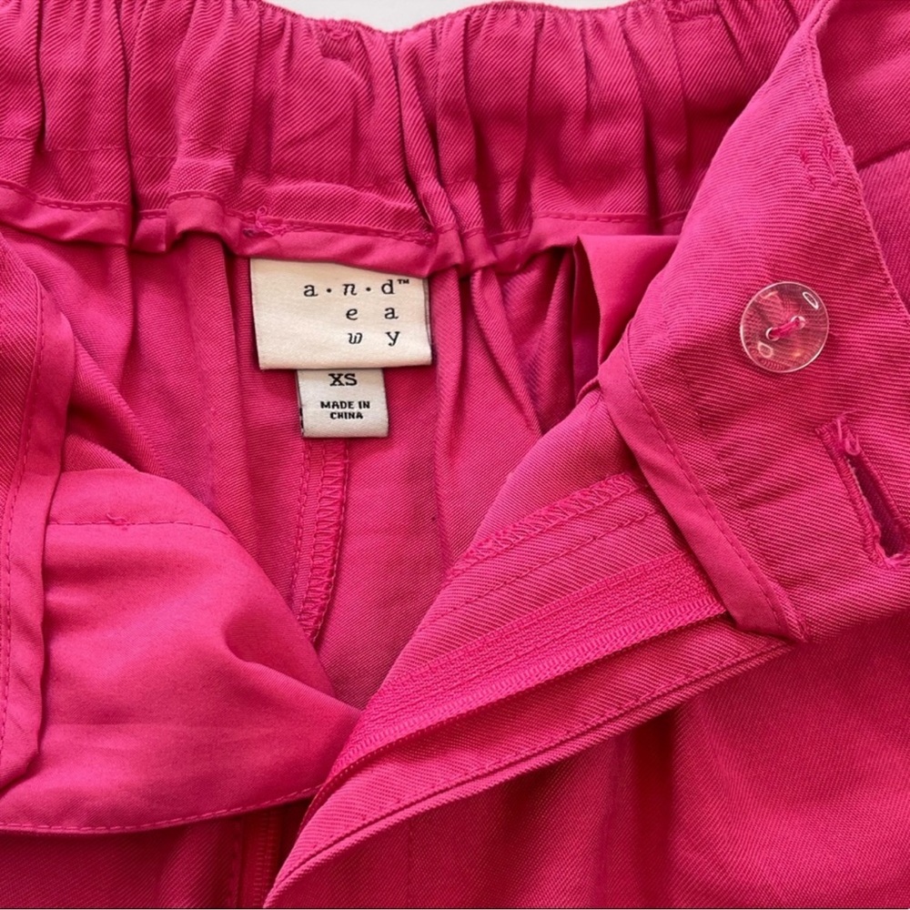 A New Day Bright Pink Trouser Tapered Cropped Women’s Size XS - Picture 9 of 10